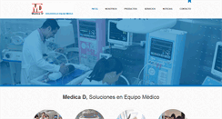 Desktop Screenshot of medica-d.mx
